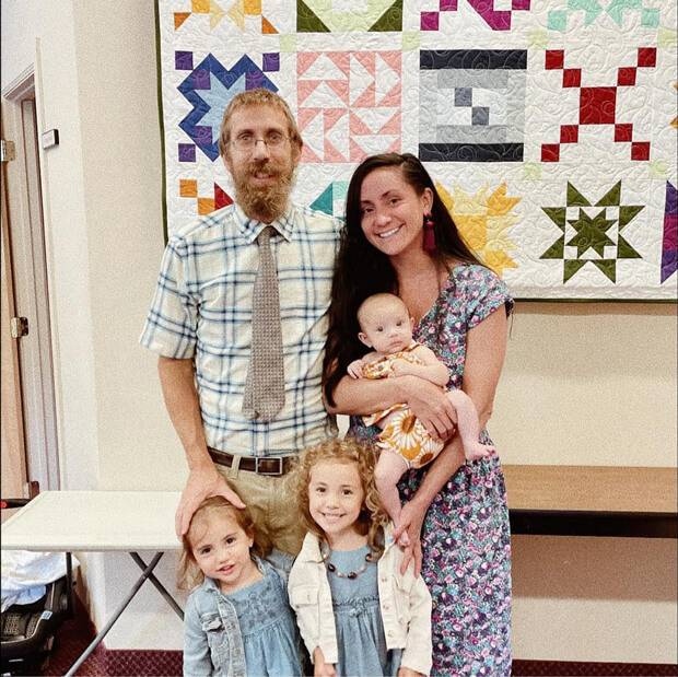 Pastor Dan Ockrin and his family